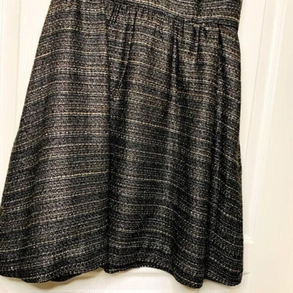 Anthropologie Moulinette Soeurs Shimmer Metallic Tweed Fit and Flare Dress - Picture 12 of 15
